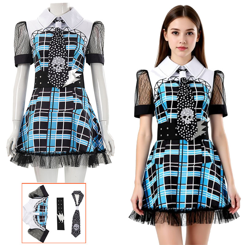 Anime Cosplay Maid - Kostium Cosplay Anime Monster High Frankie