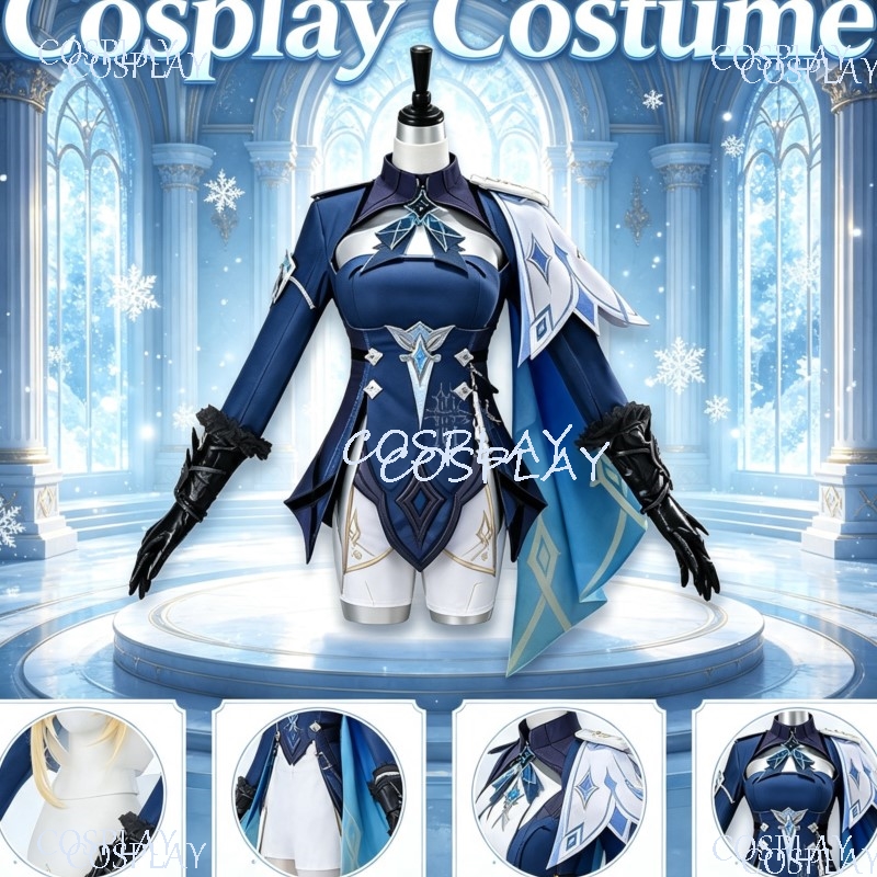 Anime Cosplay Events - Genshin Impact Podróżnik Snezhnaya Nowy Strój