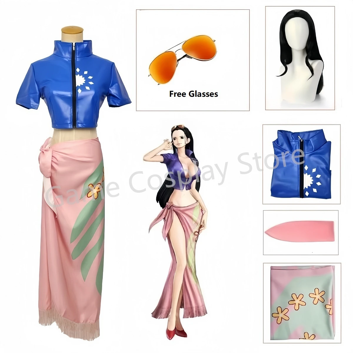 Anime Cosplay Yor - Nico Robin przebranie na karnawał sukienka