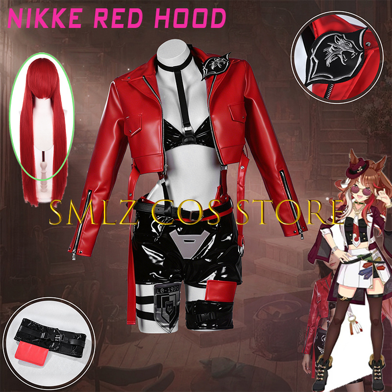 Anime Cosplay Wigs - Kostium Cosplay Nikkee Red Rapi Czerwony
