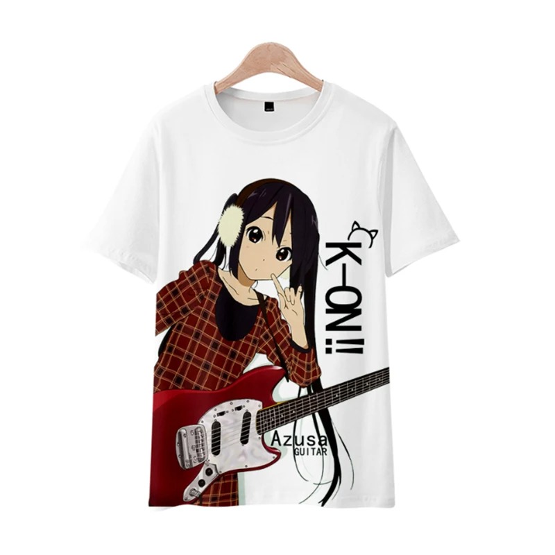 Cosplay Anime Basic - Koszulka z nadrukiem Anime K-ON, unisex,