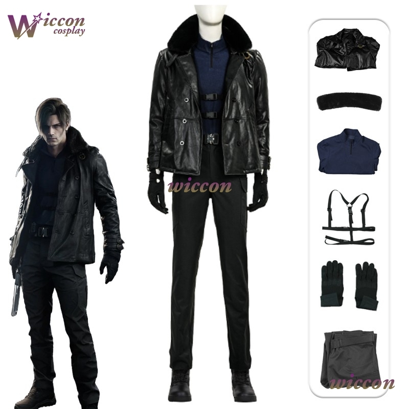 Anime Cosplay Yor - Kostium Cosplay Requiem Resident Evil Leon·S·Kennedy,