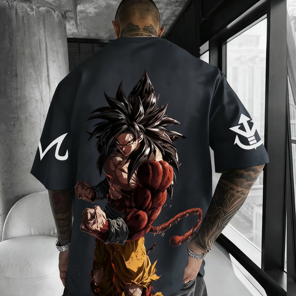 Dragon Ball Saiyan Armor - Koszulka Dragon Ball Anime Super Saiyan