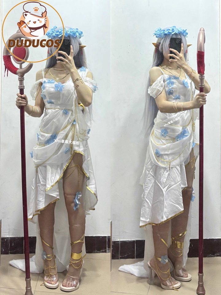 Anime Cosplay Wigs - W MAGAZYNIE Strój Cosplay Frieren Doujin