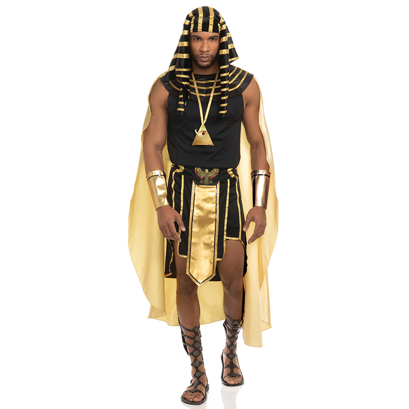 Egypt Cosplay Anime - Męski egipski kostium zestaw 7 szt.
