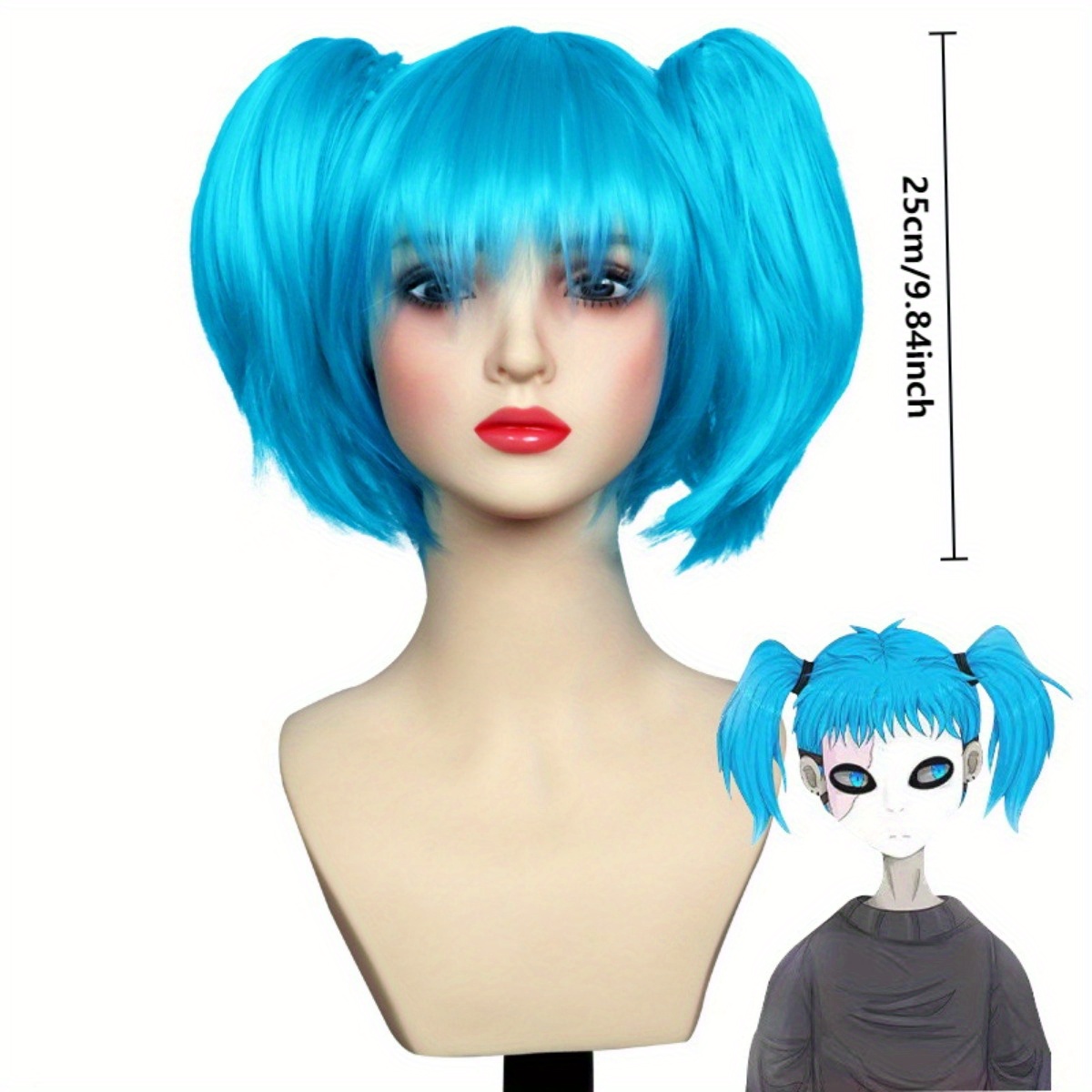 Cosplay Anime Basic - Peruka do cosplayu postaci animowanej, średniej