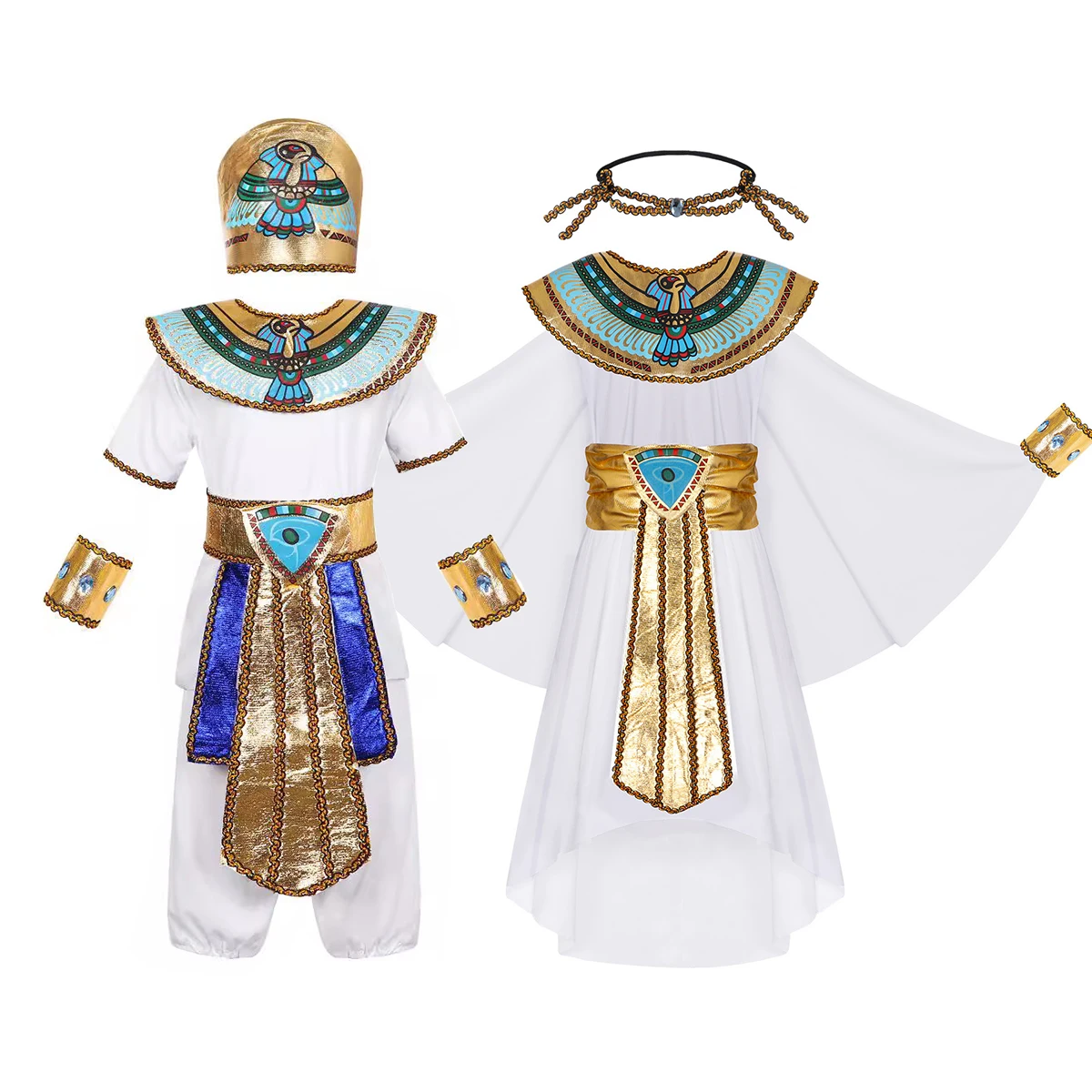 Egypt Cosplay Anime - Chłopcy Dziewczynki Egipt Faraon Kleopatra Kostium