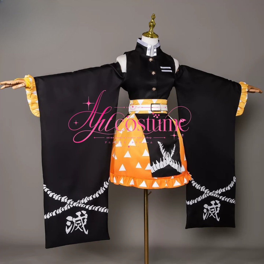 Anime Cosplay Tanjiro - Kostium cosplay Kamado Tanjiro Agatsuma Zenitsu,