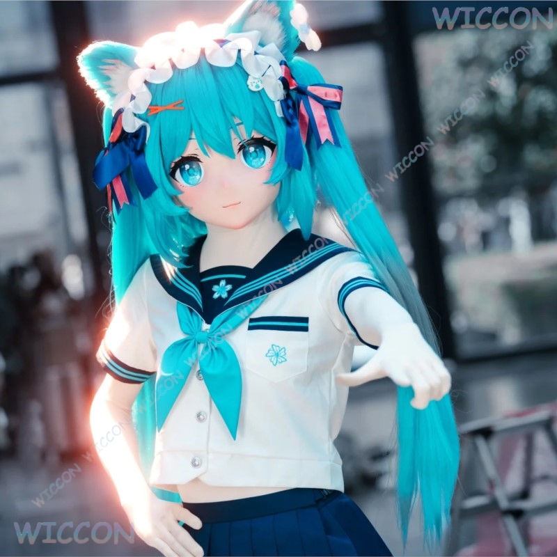 Anime Cosplay Face - Maska na twarz Kigurumi Damska Anime