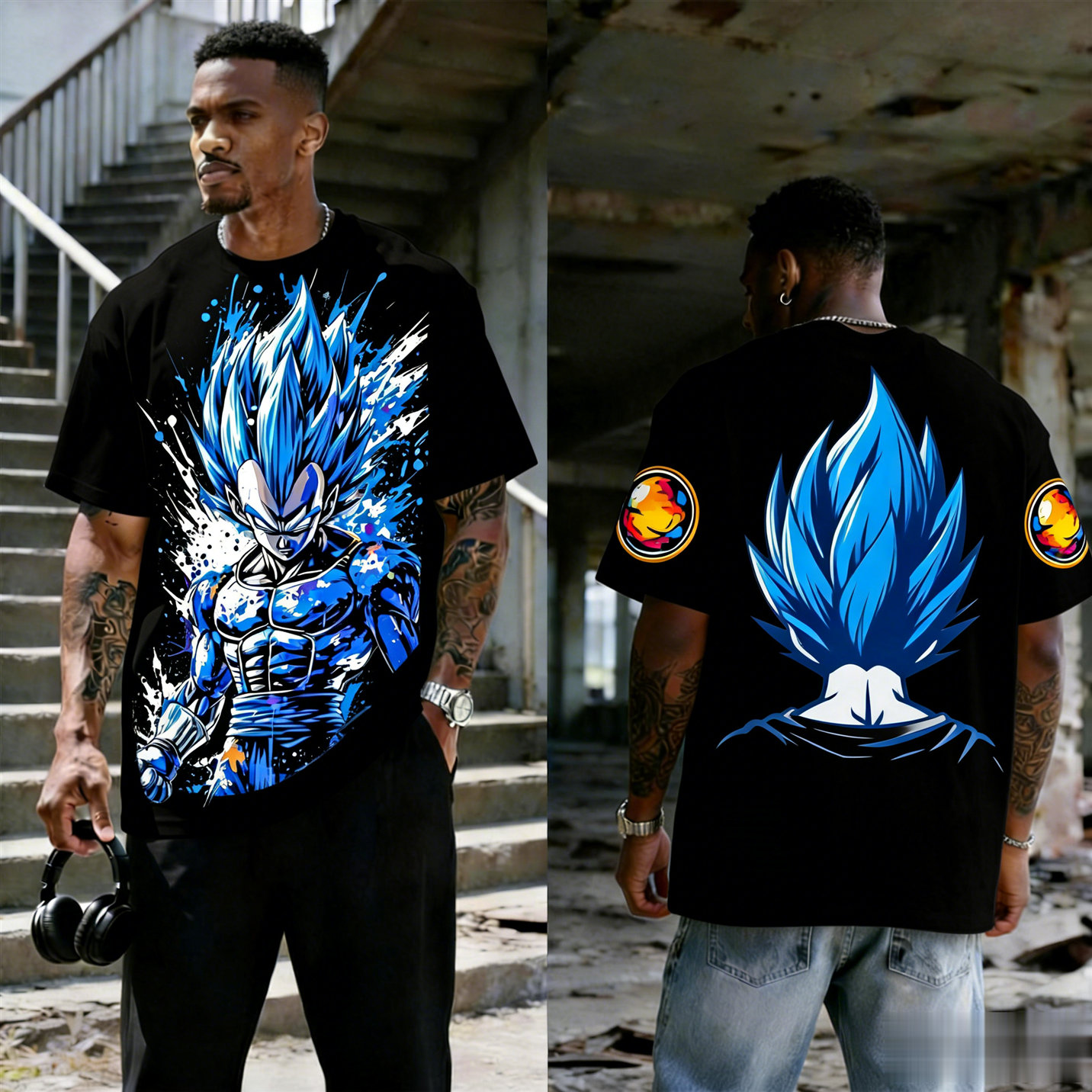 Dragon Ball Saiyan Armor - Koszulka z krótkim rękawem Dragon Ball