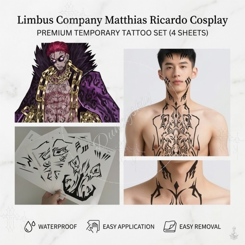 Matthias Ricardo Czarny wzór p – Anime Cosplay Face recenzja i cena