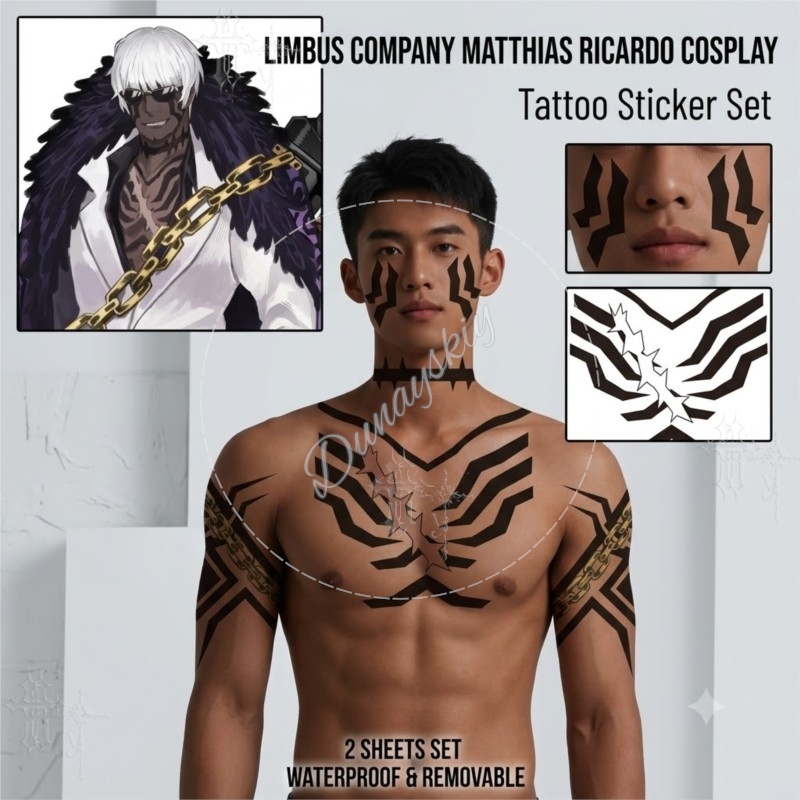 Matthias Ricardo Czarny wzór p – Anime Cosplay Face recenzja i cena