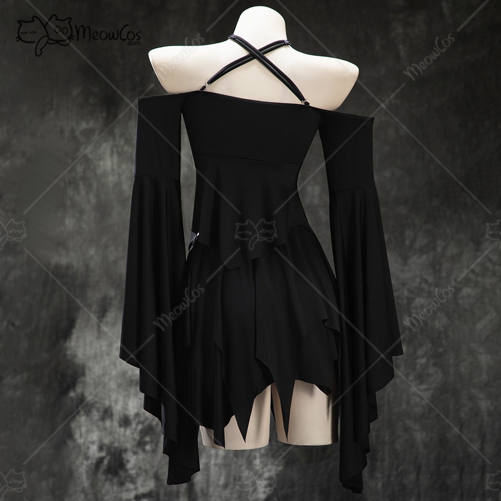MEOWCOS Damski Gotycki Czarny  – Anime Cosplay Com recenzja i cena