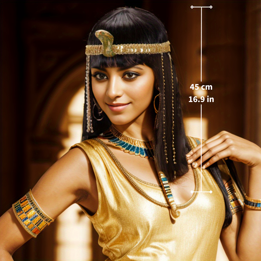 Czarna Prosta Syntetyczna Peru – Egypt Cosplay Anime recenzja i cena