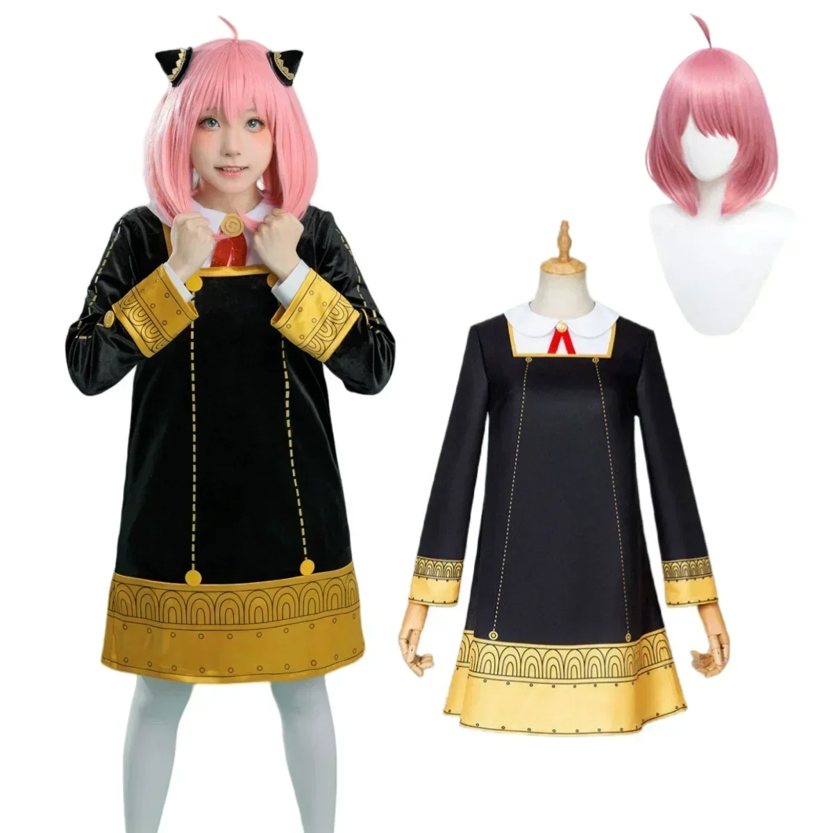 Kostium Cosplay Anime Anya For – Anime Cosplay Toddler recenzja i cena