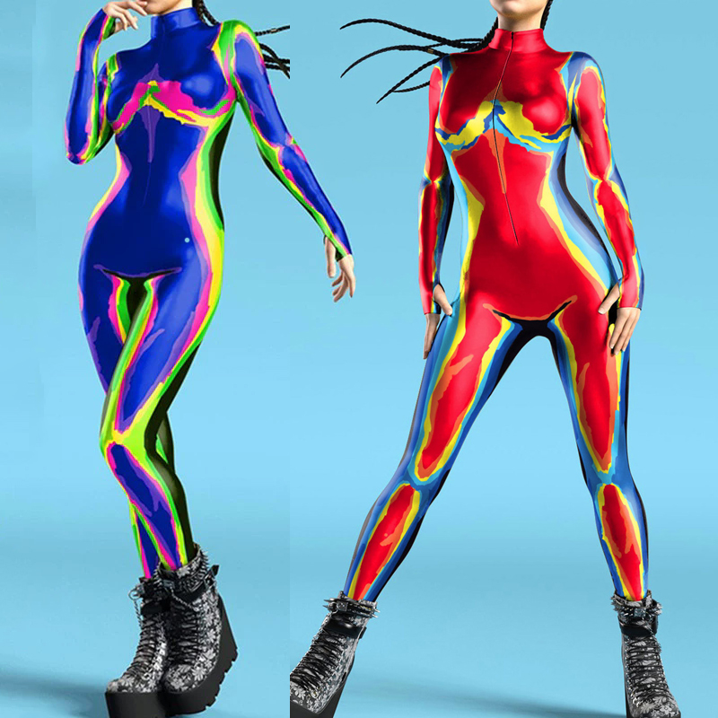 Kobiety 3D Print Zentai body k – Anime Cosplay Images recenzja i cena