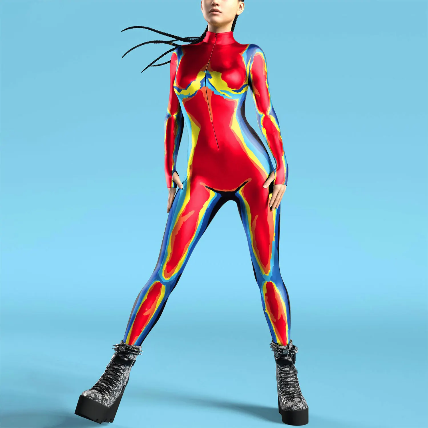 Kobiety 3D Print Zentai body k – Anime Cosplay Images recenzja i cena