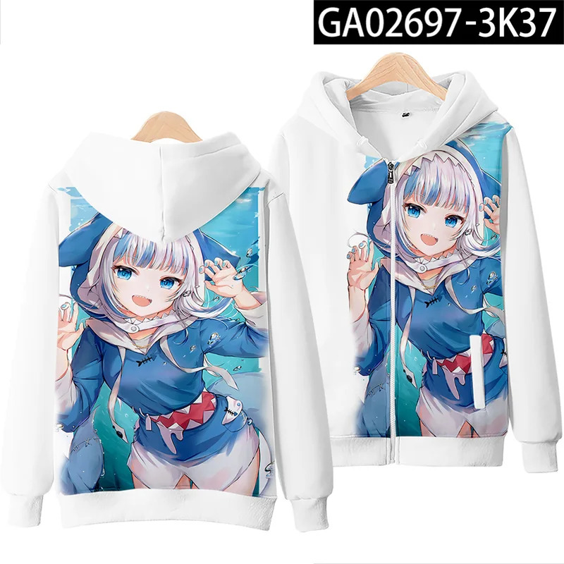 Anime Gawr Gura cosplay Bluzy  – Cosplay Anime Basic recenzja i cena