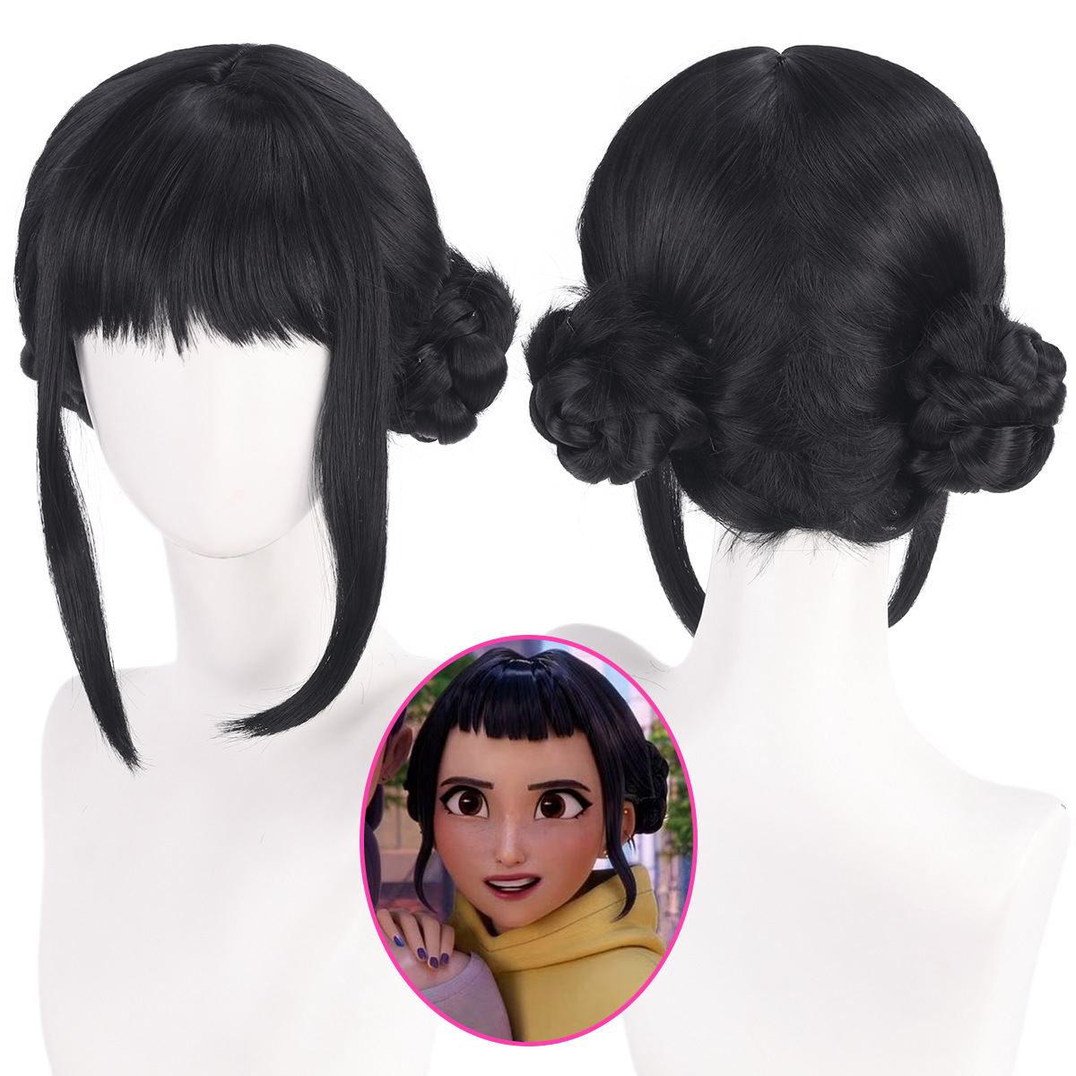 Peruka do cosplayu Zoey, 33 cm – Anime Zoey Cosplay recenzja i cena