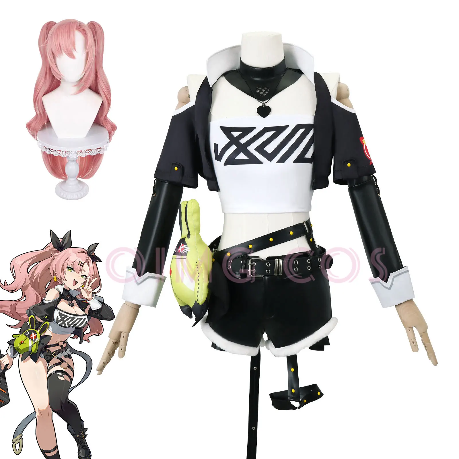 Kostium Cosplay Nicole Demara  – Anime Cosplay Female Characters recenzja i cena