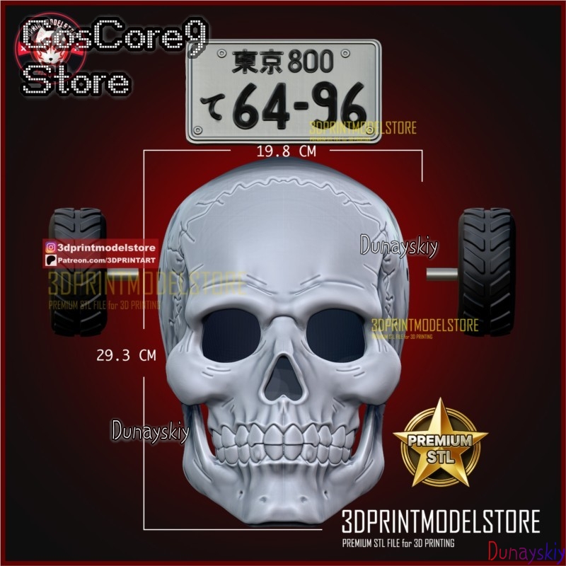 Maska Czaszki Ebisu z Dorohedo – Anime Cosplay Face recenzja i cena