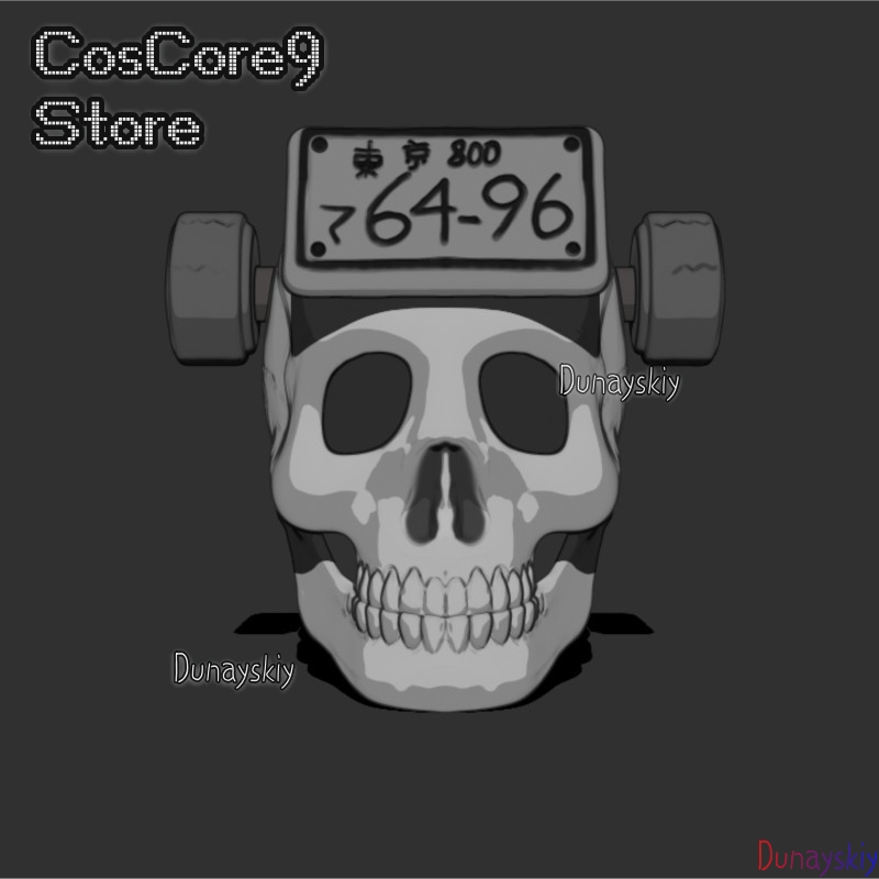 Maska Czaszki Ebisu z Dorohedo – Anime Cosplay Face recenzja i cena