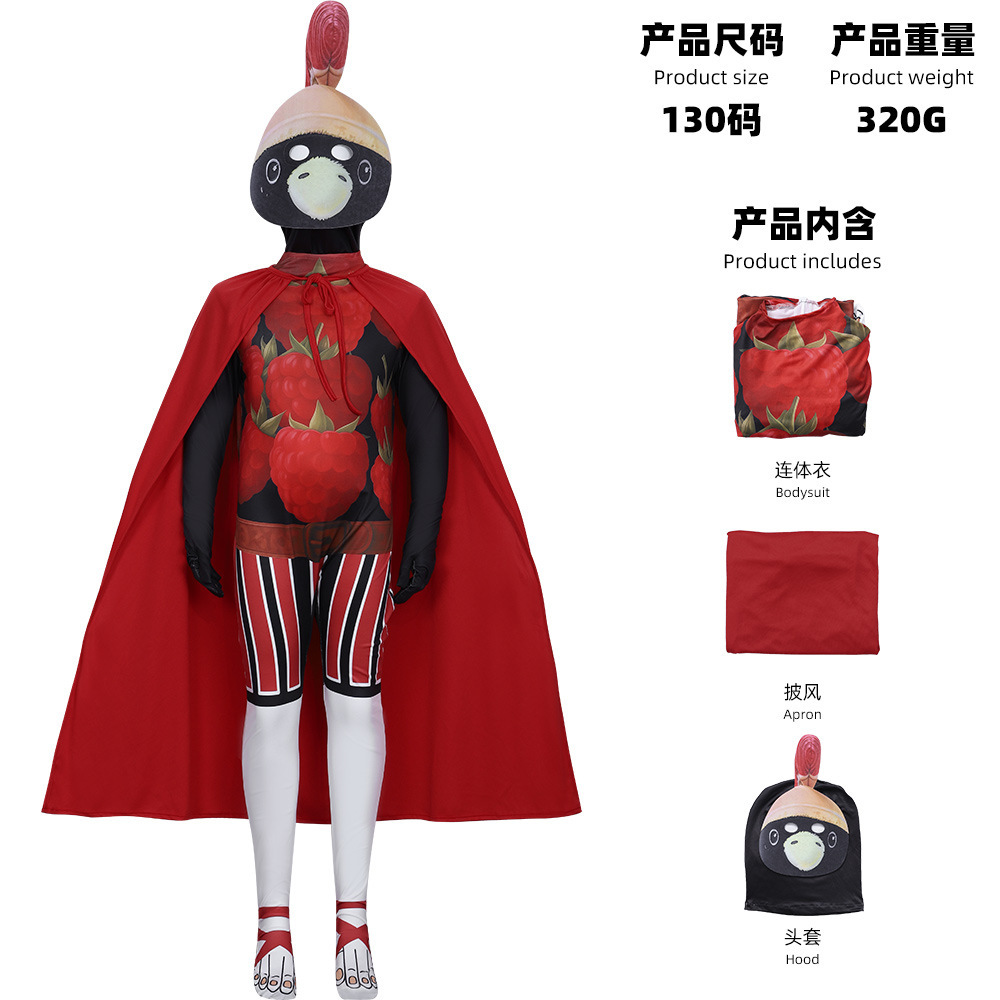 Brązowy Kreskówkowy Strój Zent – Anime Cosplay Face recenzja i cena
