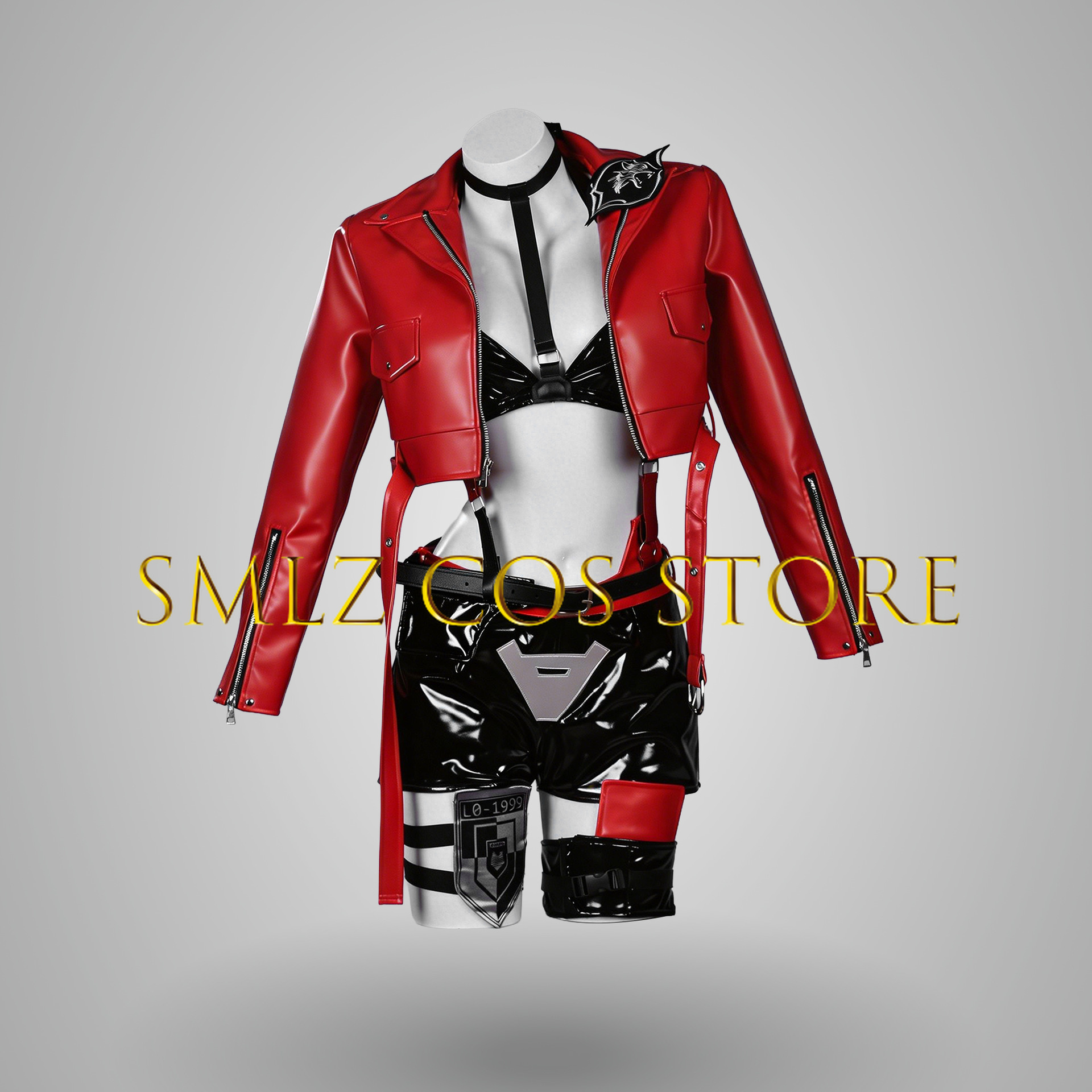 Kostium Cosplay Nikkee Red Rap – Anime Cosplay Wigs recenzja i cena
