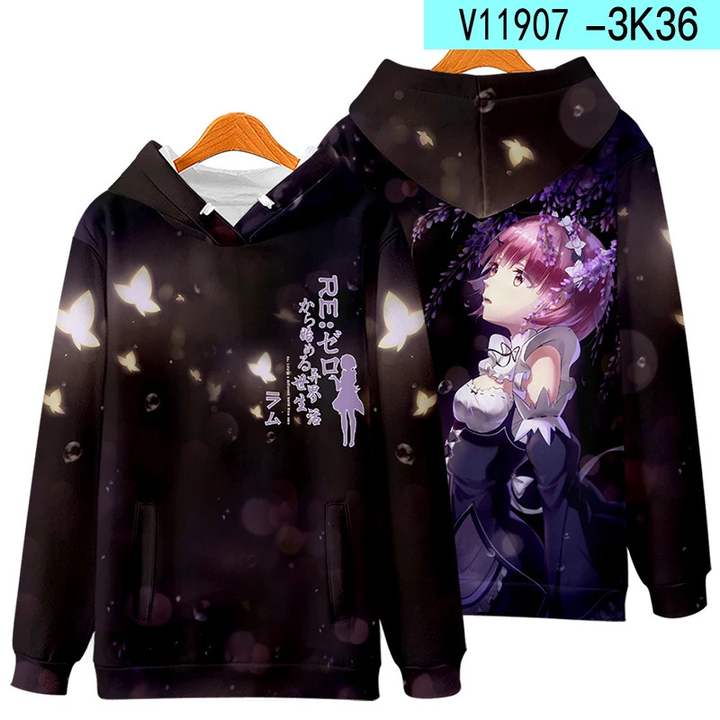 Bluza z kapturem 3D Re:Zero Co – Cosplay Anime Basic recenzja i cena