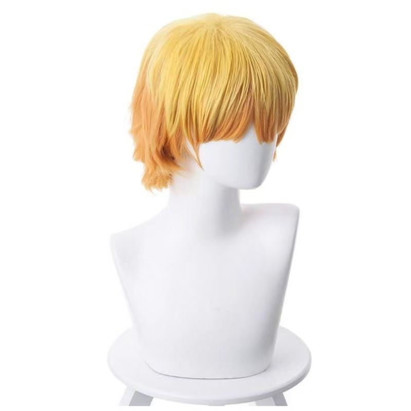 Żółta peruka cosplayowa ombre, – Cosplay Anime Zenitsu recenzja i cena