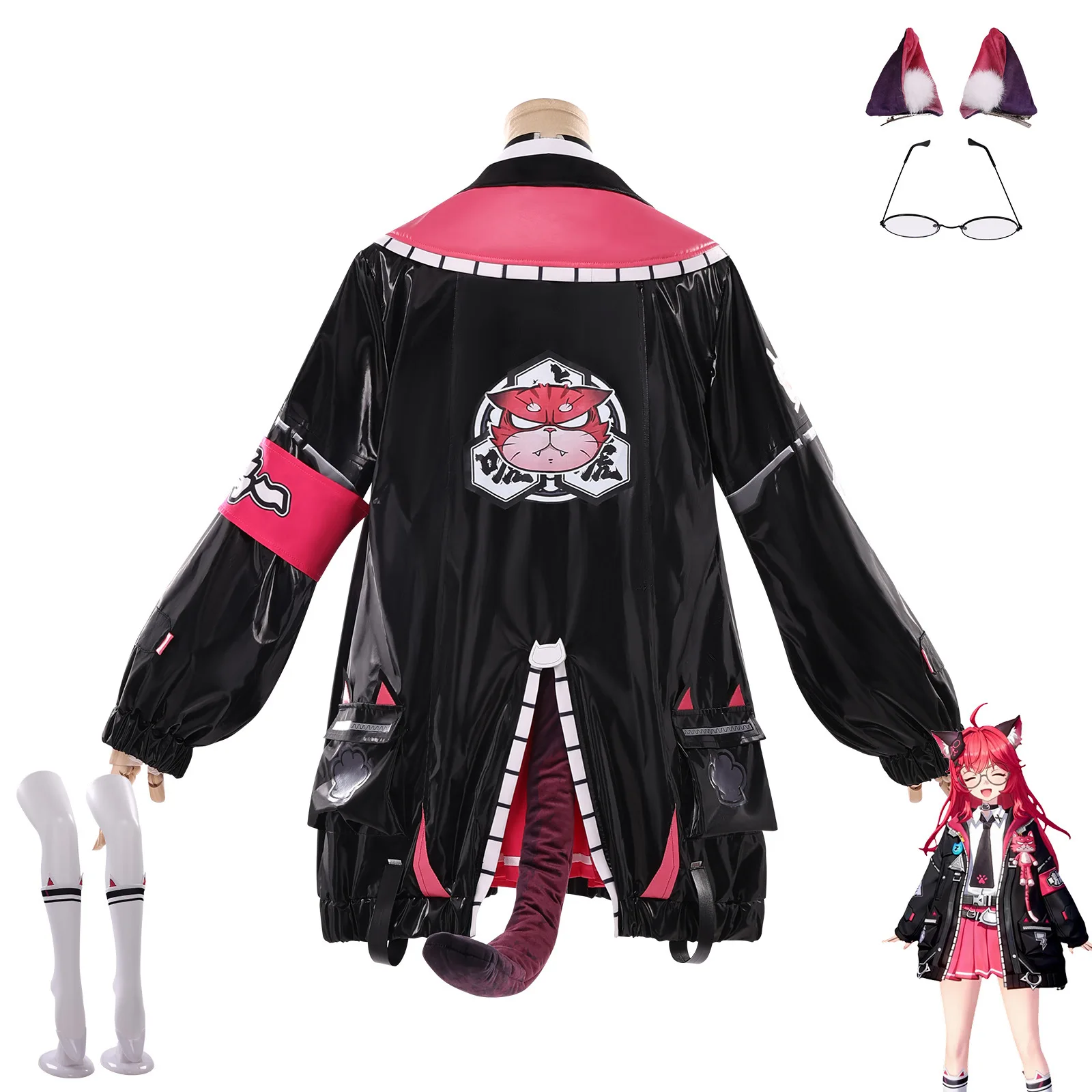 Kostium Cosplay Nanally Colucc – Anime Cosplay Wigs recenzja i cena