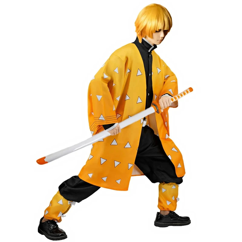 Nowy Strój Cosplay na Hallowee – Cosplay Anime Zenitsu recenzja i cena