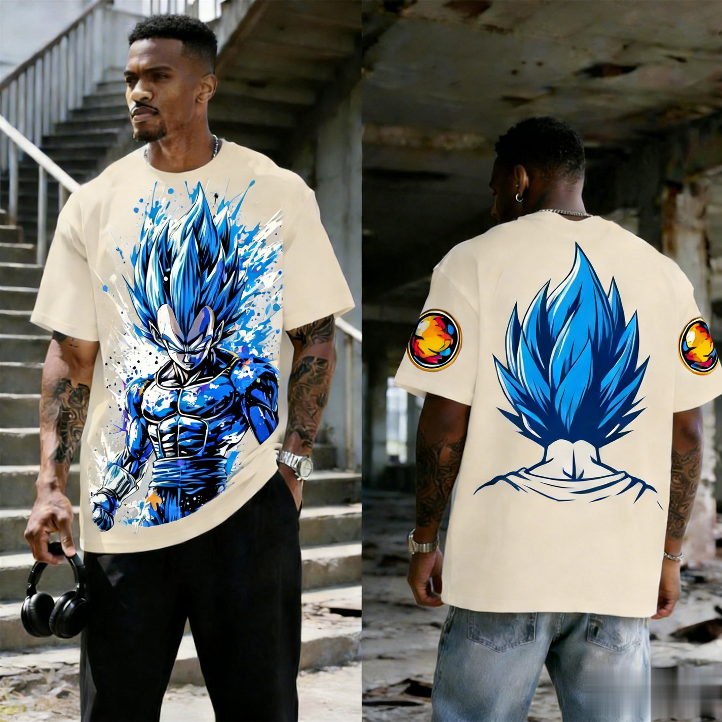 Koszulka z krótkim rękawem Dra – Dragon Ball Saiyan Armor recenzja i cena