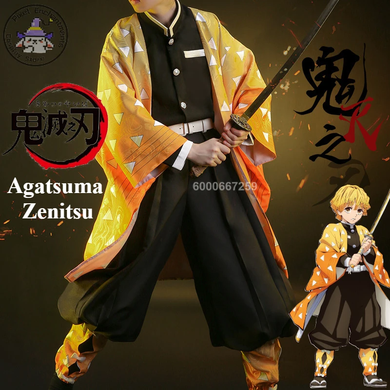Demon Slayers Anime Kimetsu No – Cosplay Anime Zenitsu recenzja i cena